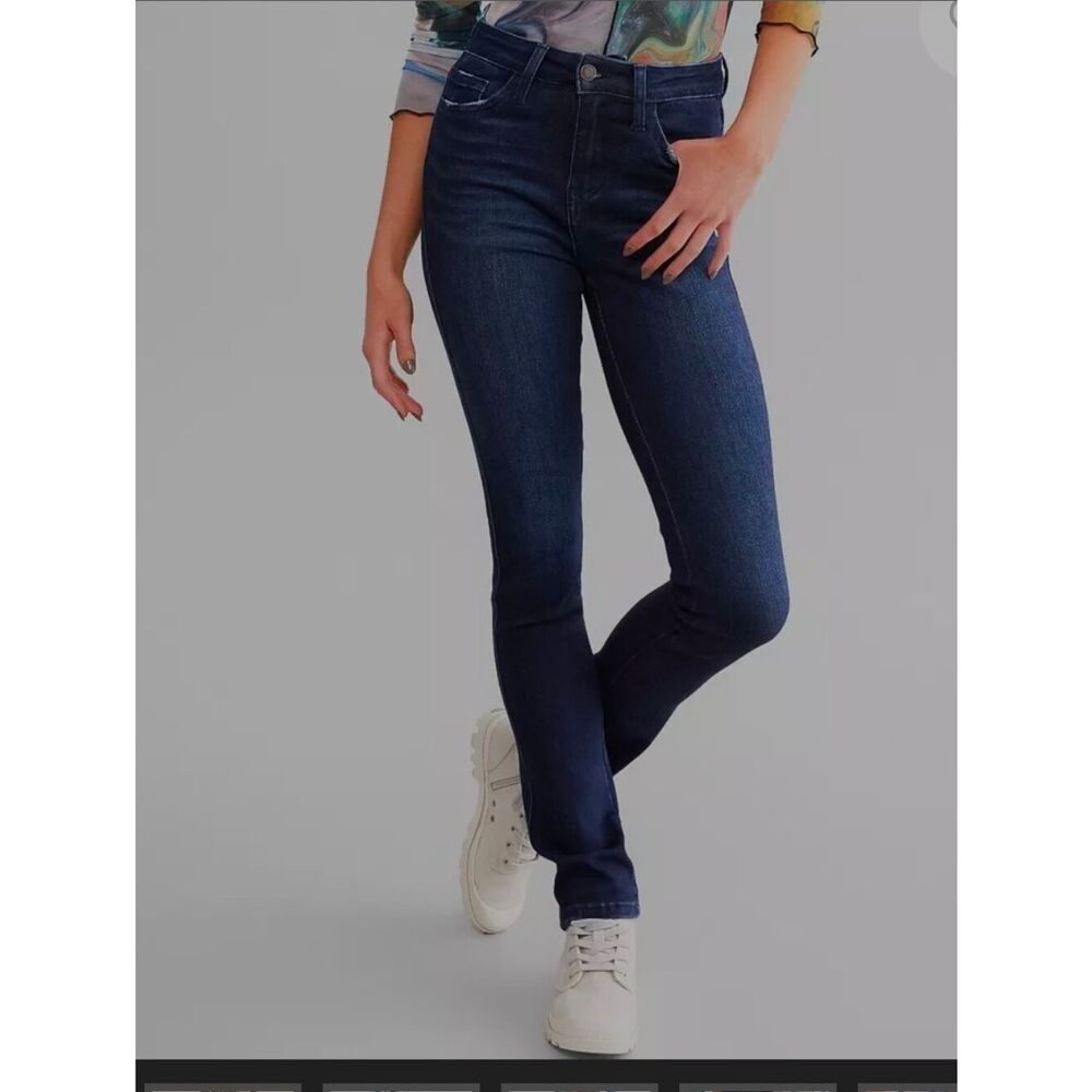 Flying Monkey High Rise Dark Blue Jeans